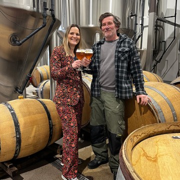 Ronald Mengerink en Fiona de Lange